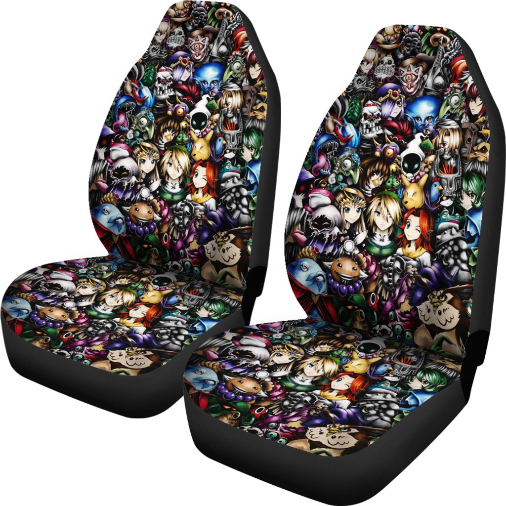 Legend Of Zelda All Characters Car Seat Covers Amazing Best Gift Idea