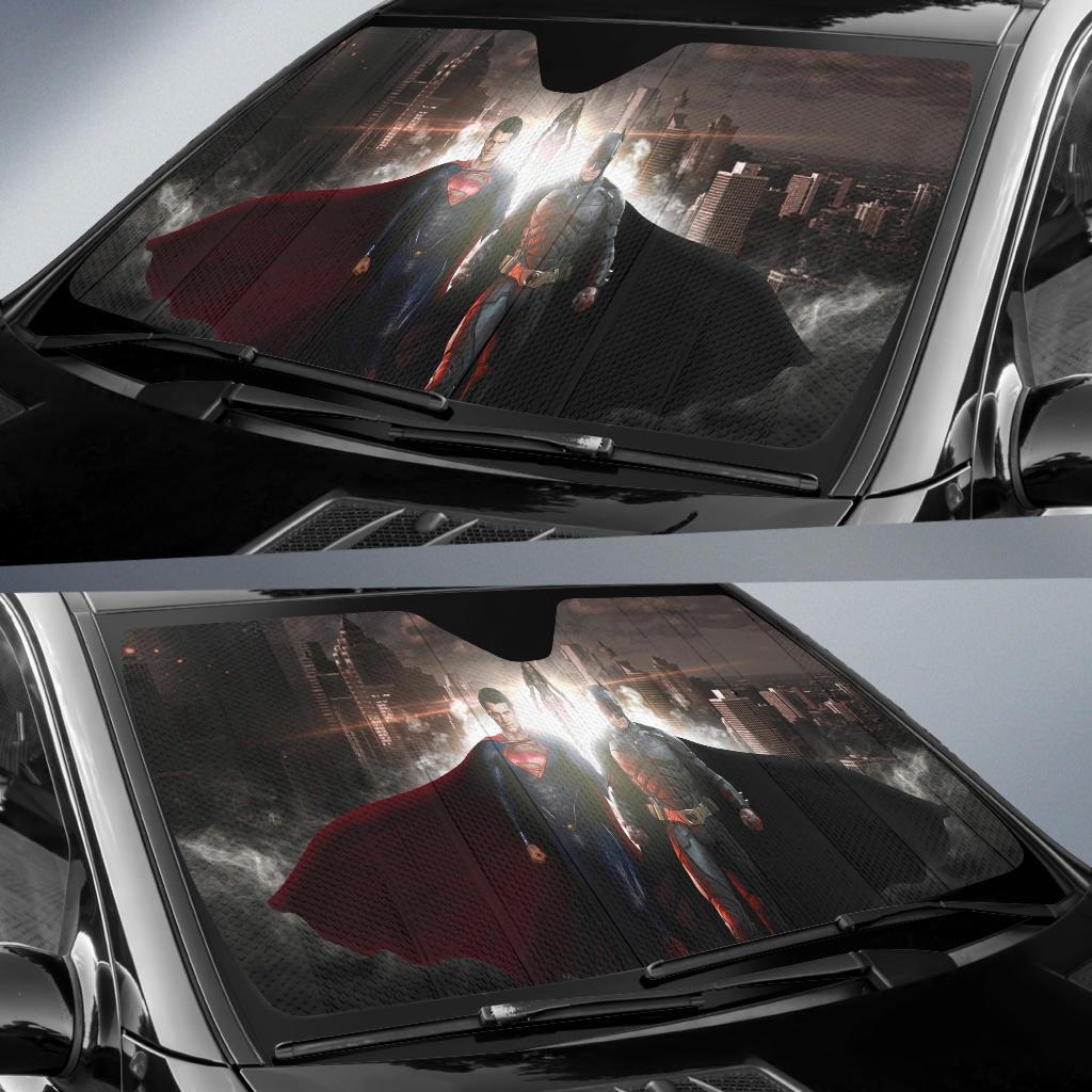 Batman And Superman Car Sun Shade Gift Ideas 2022
