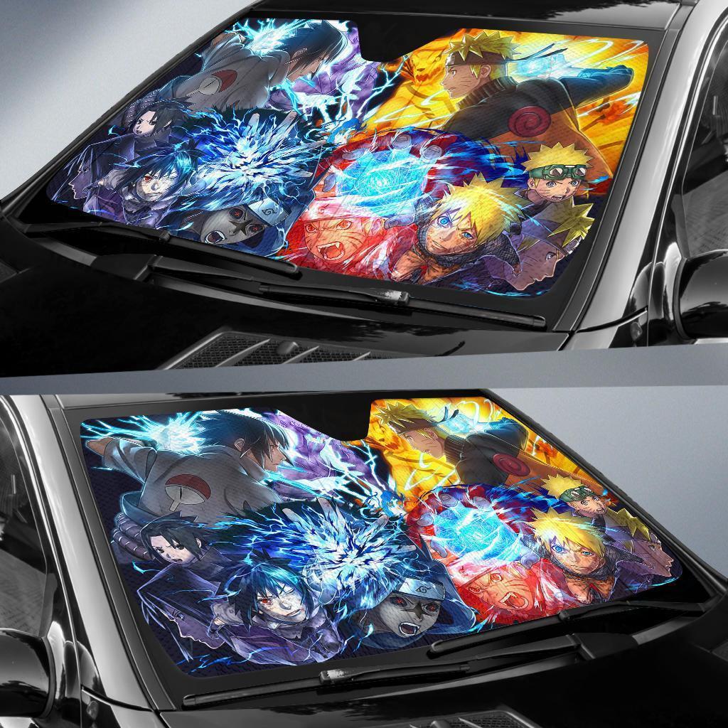 Naruto Vs Sasuke Car Sun Shades Amazing Best Gift Ideas 2022