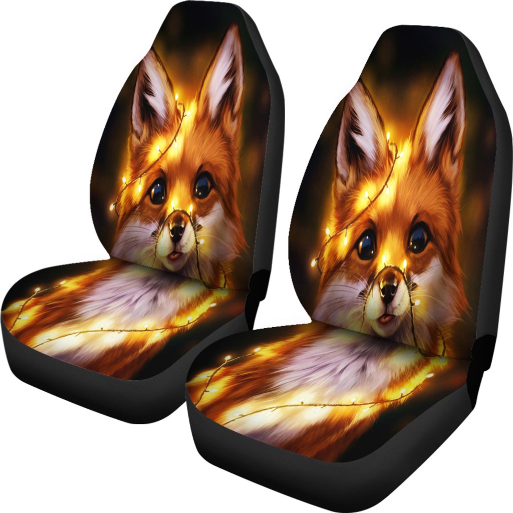 Fox Light Christmas Car Seat Covers Amazing Best Gift Idea