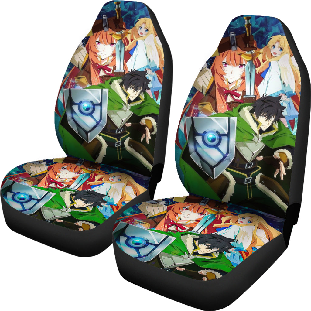 New Tate No Yuusha No Nariagari Anime Manga Car Seat Covers