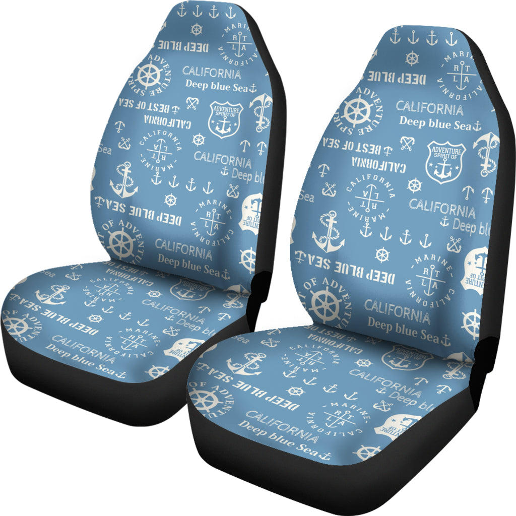 Sea Patterns Car Seat Covers