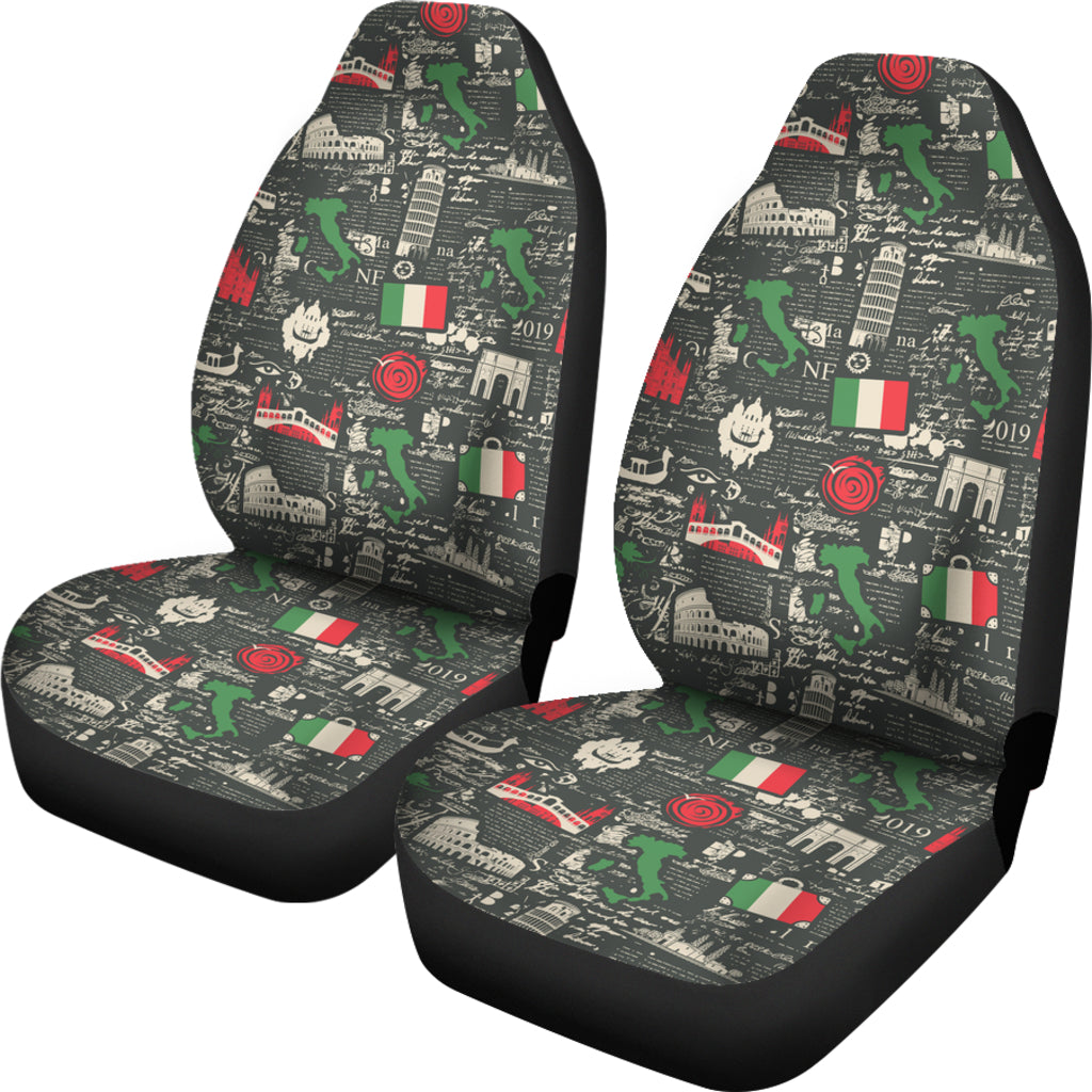 Abstract Pattern Italy Car Seat Covers