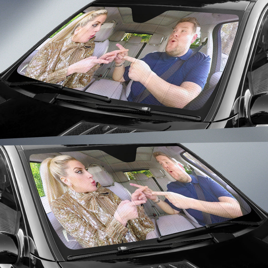 Lady Gaga Car Auto Sun Shade