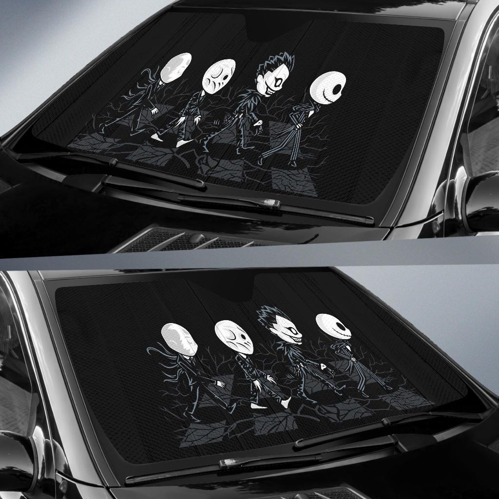 Tim Burton Walking On The Street Auto Sun Shades Amazing Best Gift Ideas 2021