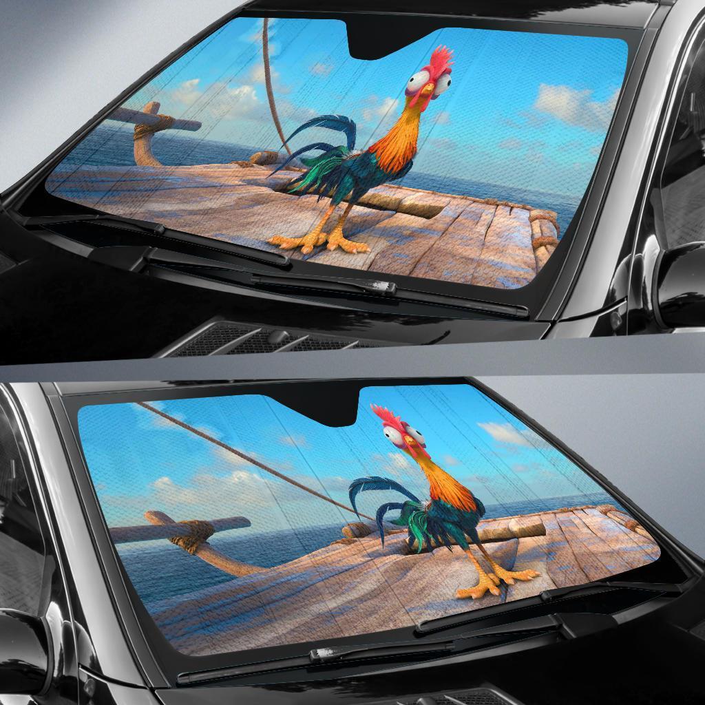 Moana Hei Hei Chicken Car Sun Shades Amazing Best Gift Ideas 2022