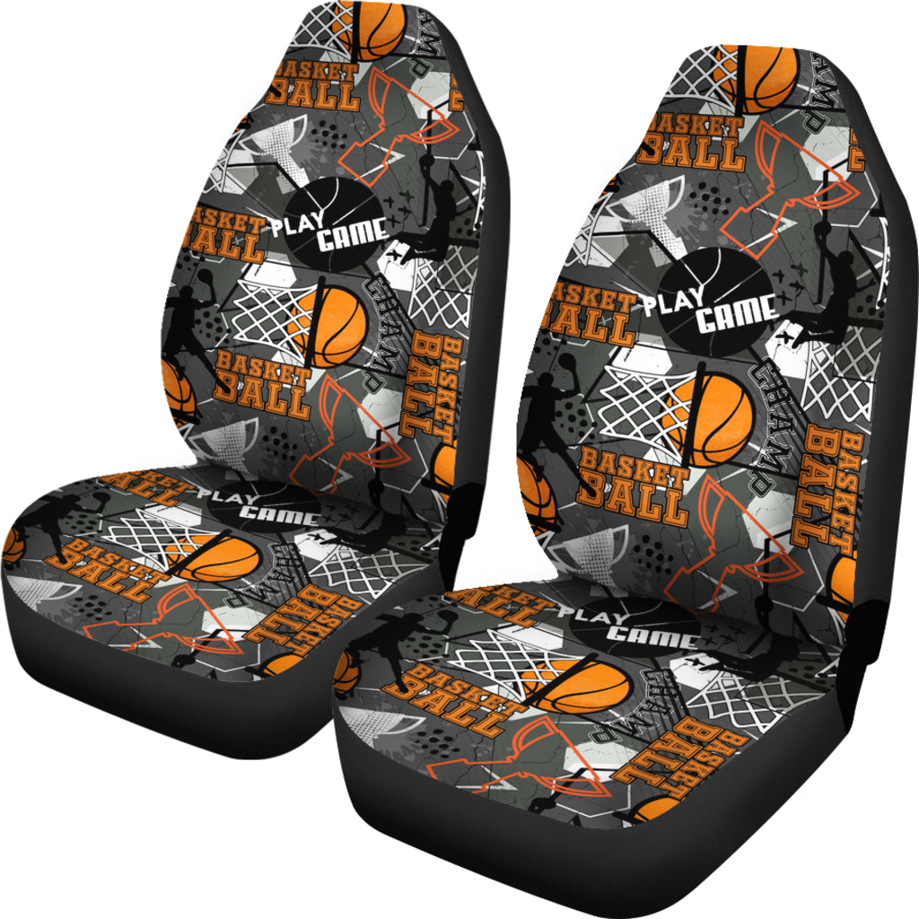 Abstract Grunge Sport Patterncar Seat Covers