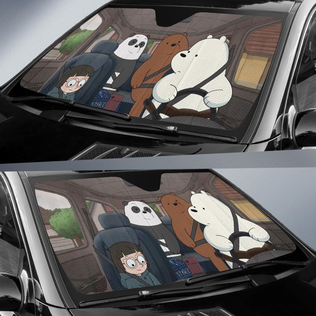 We Bare Bear Auto Sun Shades 1 Amazing Best Gift Ideas 2022