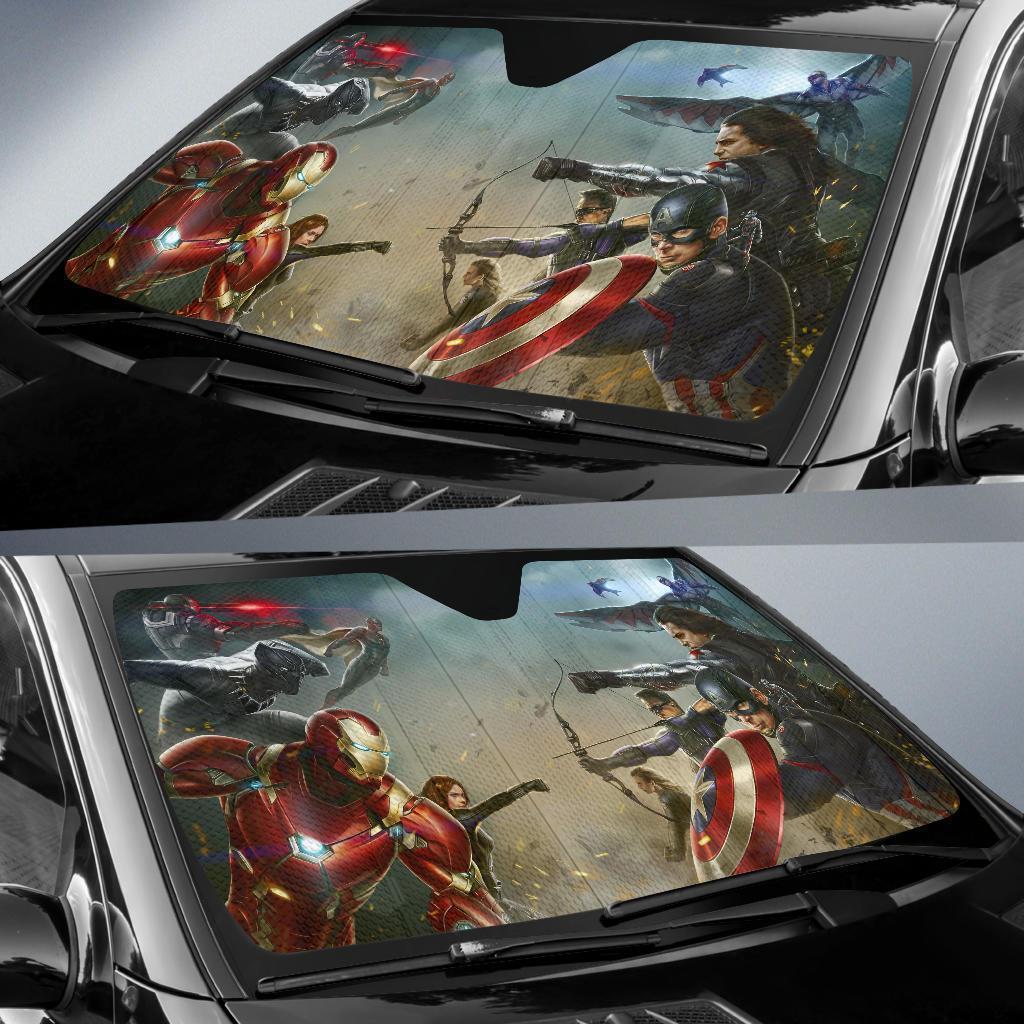 Civil War Avengers Car Sun Shades Amazing Best Gift Ideas 2021