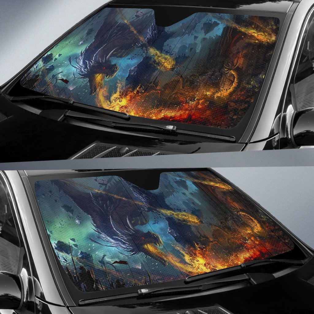 Cool Dragon Attack Sun Shade Gift Ideas 2022