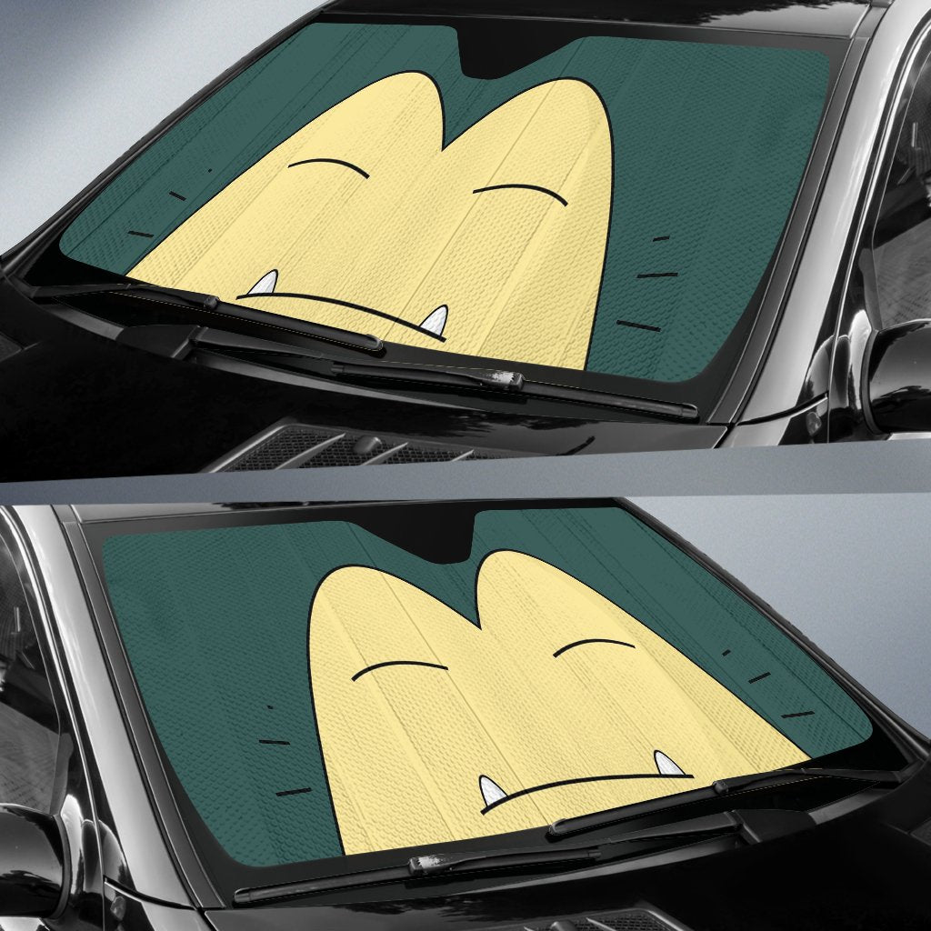 Snorlax Pokemon Face Auto Sun Shade Amazing Best Gift Ideas 2022