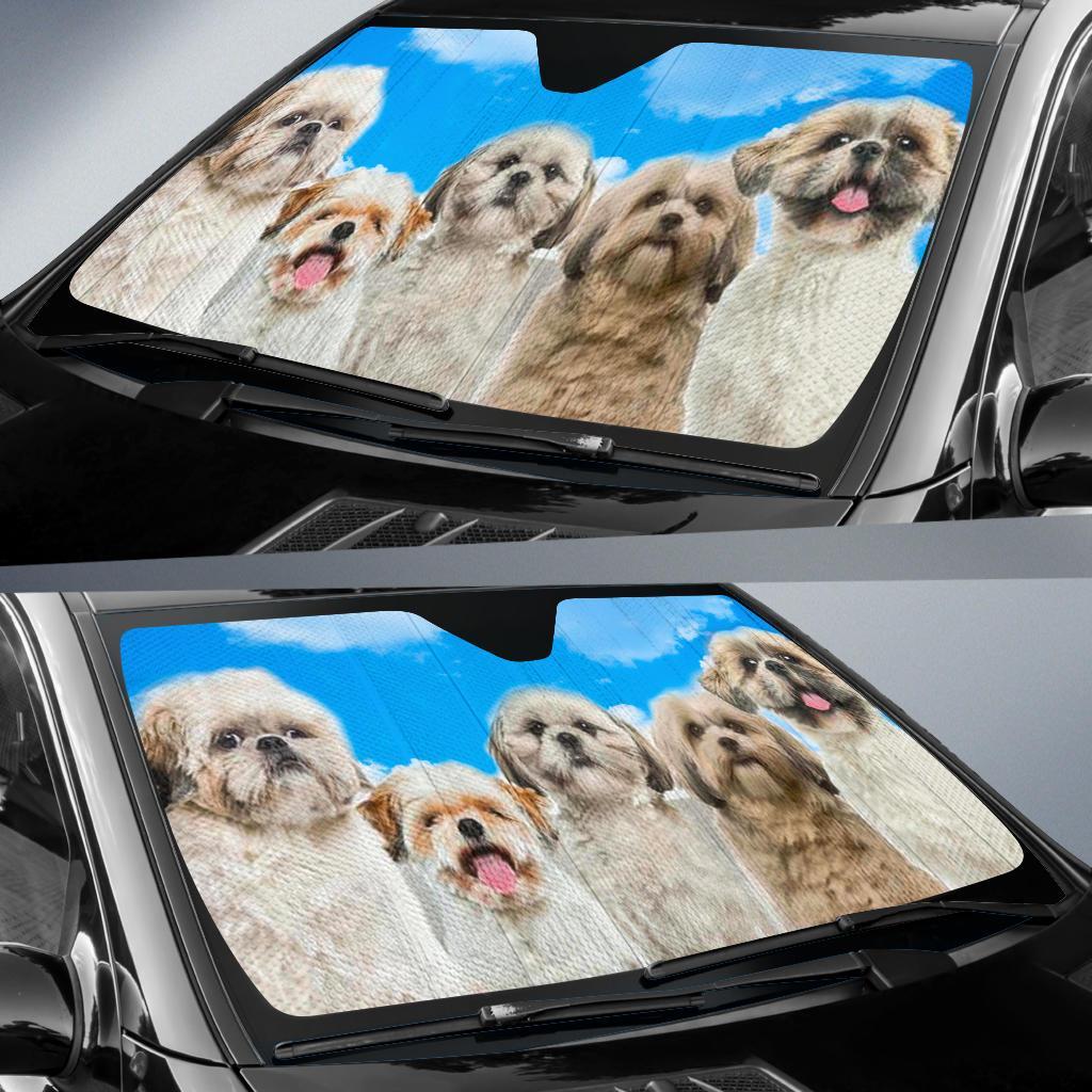 Shih Tzu Auto Car Sunshade Amazing Best Gift Ideas 2022