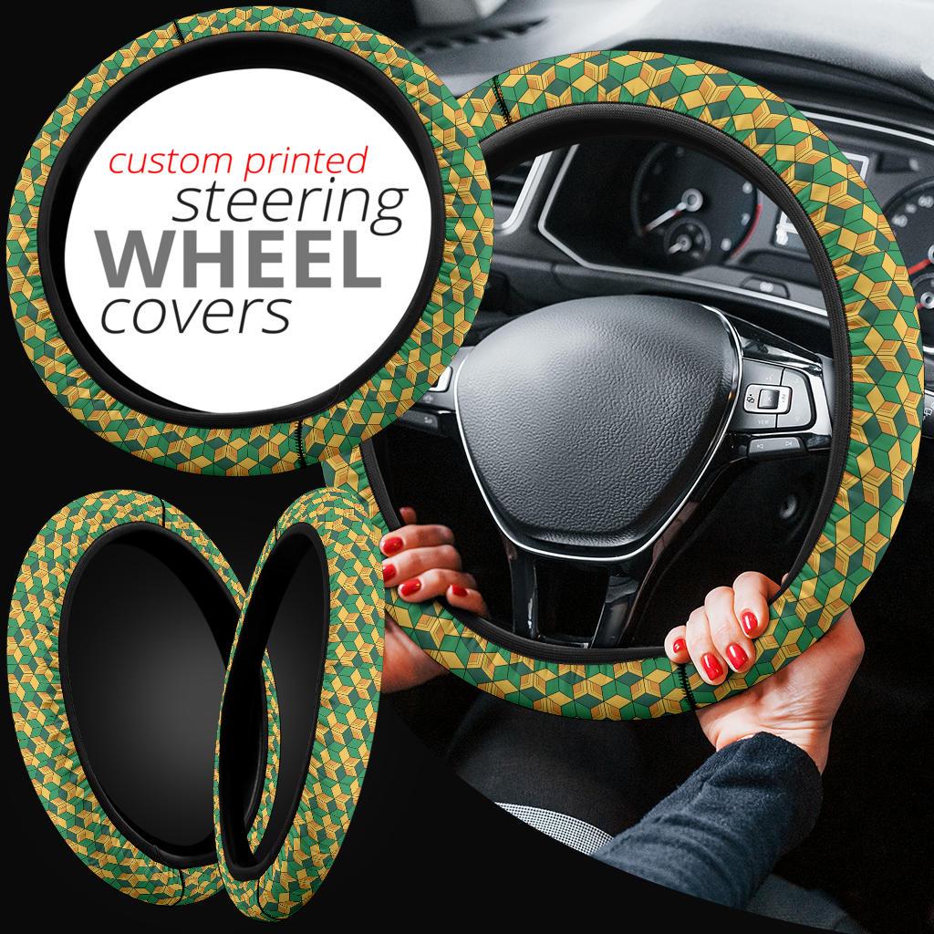 Sabito's Haori Kimetsu no Yaiba Premium Car Steering Wheel Cover