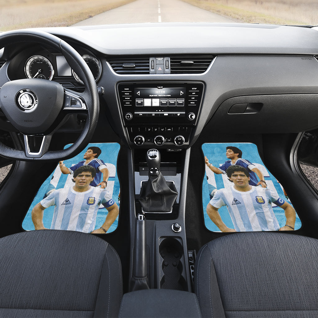 Diego Armando Maradona 10 Rip 1969 2022 25 Car Floor Mats Custom Car Accessories Car Decor 2022