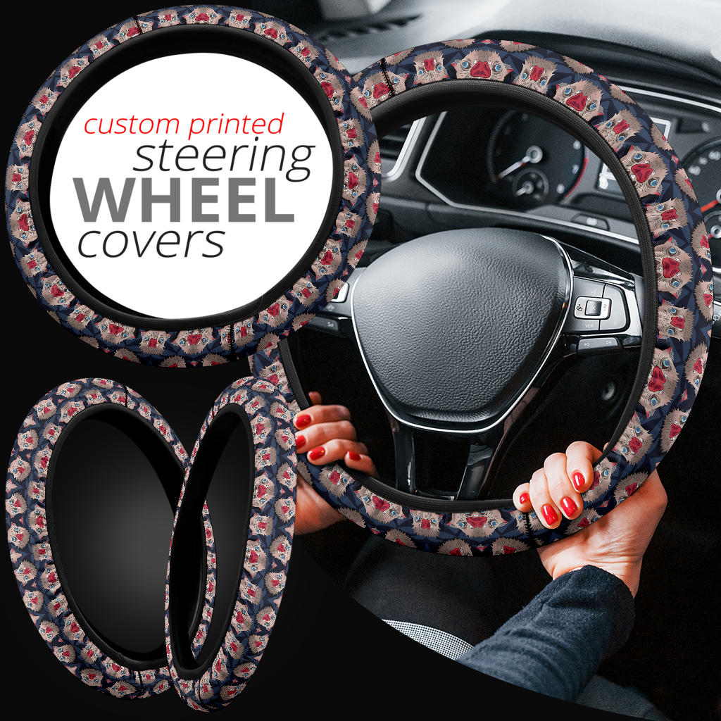 Hashibira Inosuke Demon Slayer Anime Car Steering Wheel Cover 5