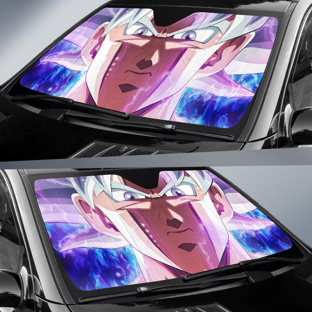 Ultra Instinct Goku Dragon Ball Super 4K 8K Car Sun Shade Gift Ideas 2022