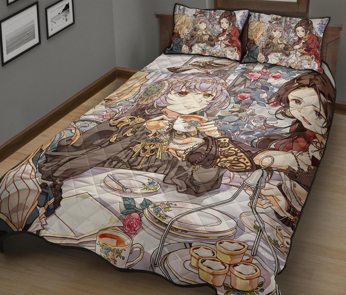 Violet Evergarden 2 Anime Quilt Bed Set Pillow Case Amazing Decor Gift Ideas