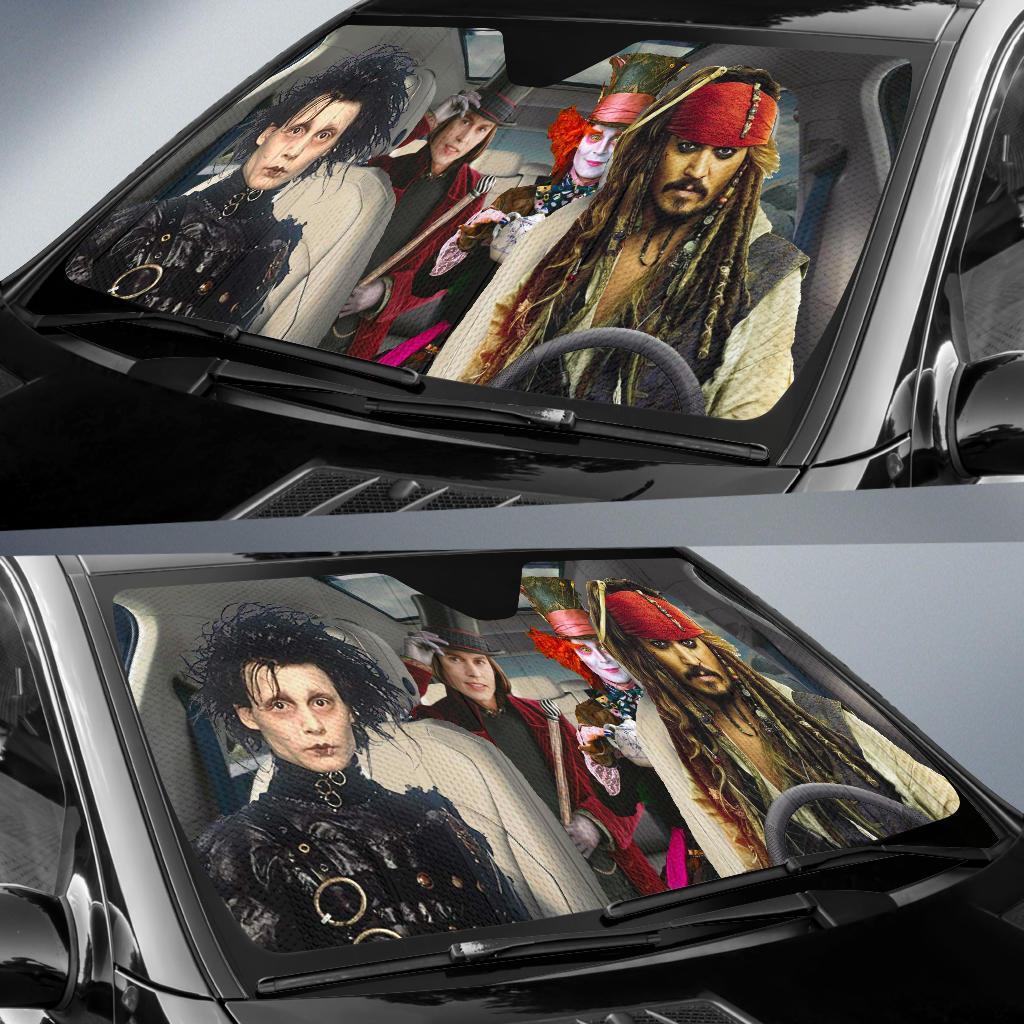 Johnny Depp Auto Sun Shades Amazing Best Gift Ideas 2022