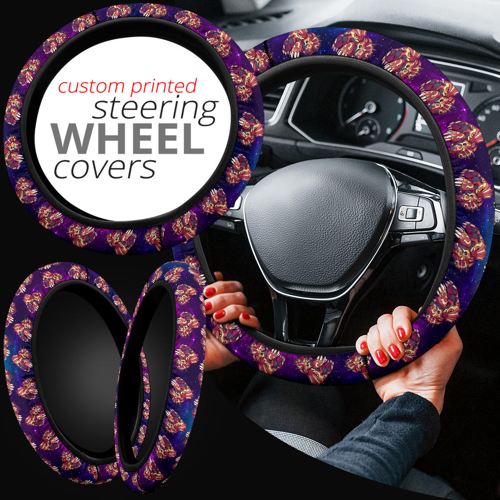 Groudon Pokemon Anime Custom Car Steering Wheel Cover