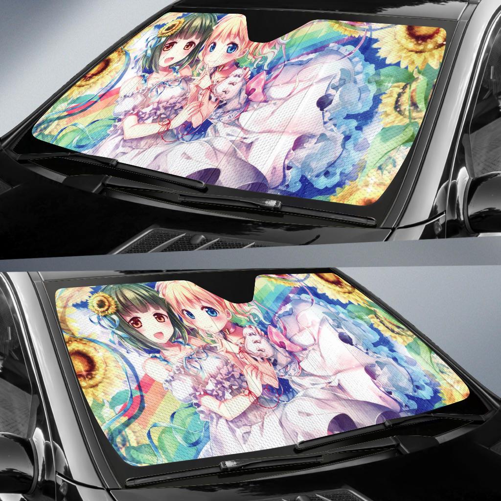 Kinmoza Japanese Manga Sunflowers Hd Car Sun Shade Gift Ideas 2021