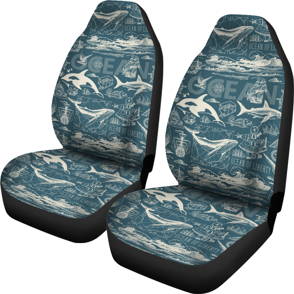 Pattern Sea Car Seat Covers