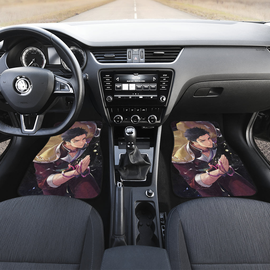 Stone Hashira Demon Slayer Uniform 1 Anime Car Floor Mats Custom Car Accessories Car Decor 2021