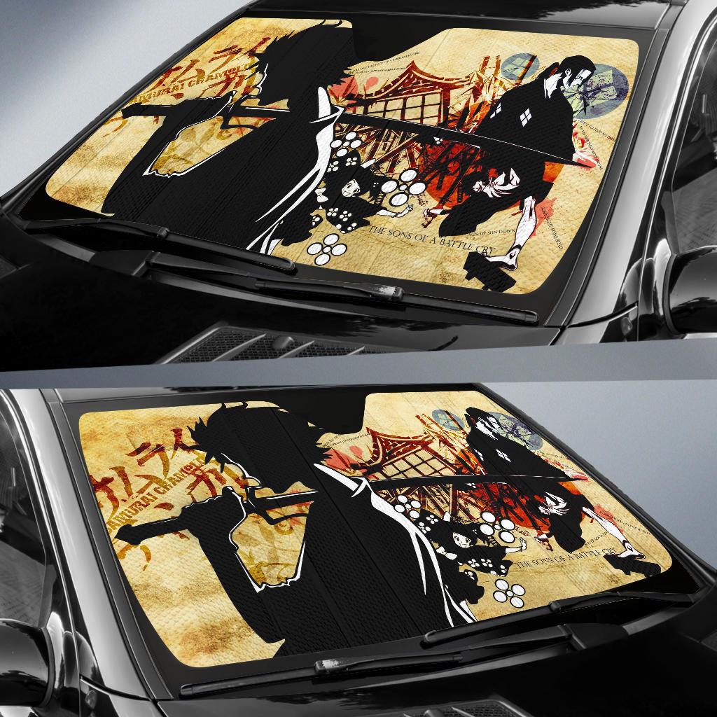 Anime Samurai Champloo Car Sunshade Gift Ideas 2022