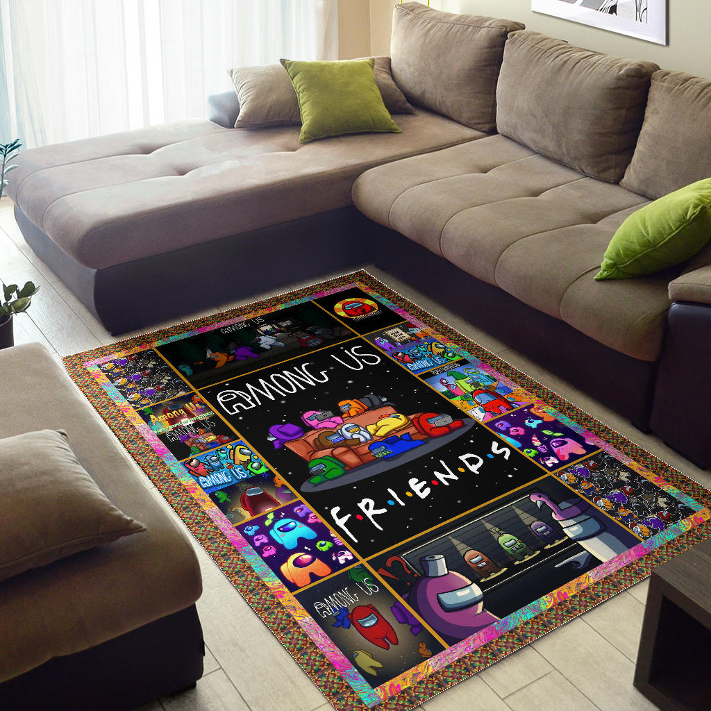 Among Us Friends Carpet Area Rug