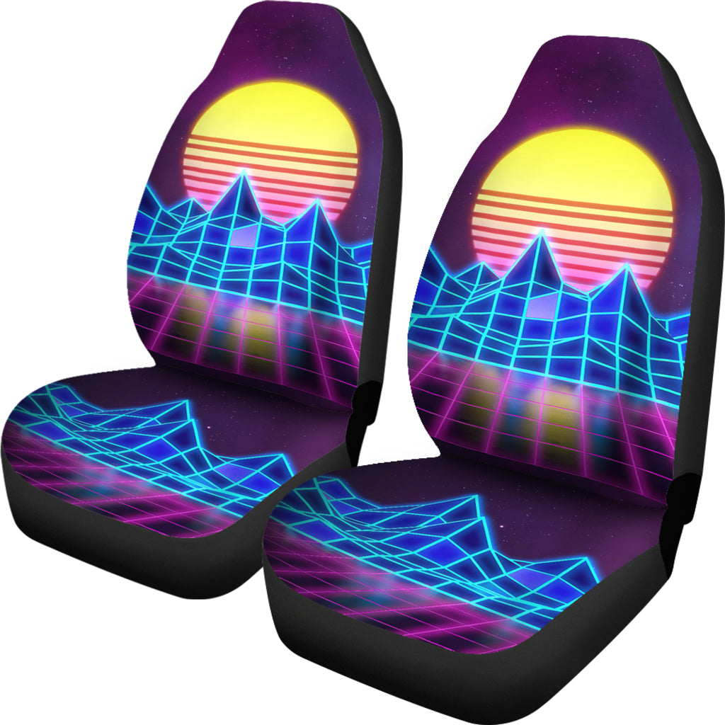 Cool Abstract Sun Digital Art Car Seat Covers