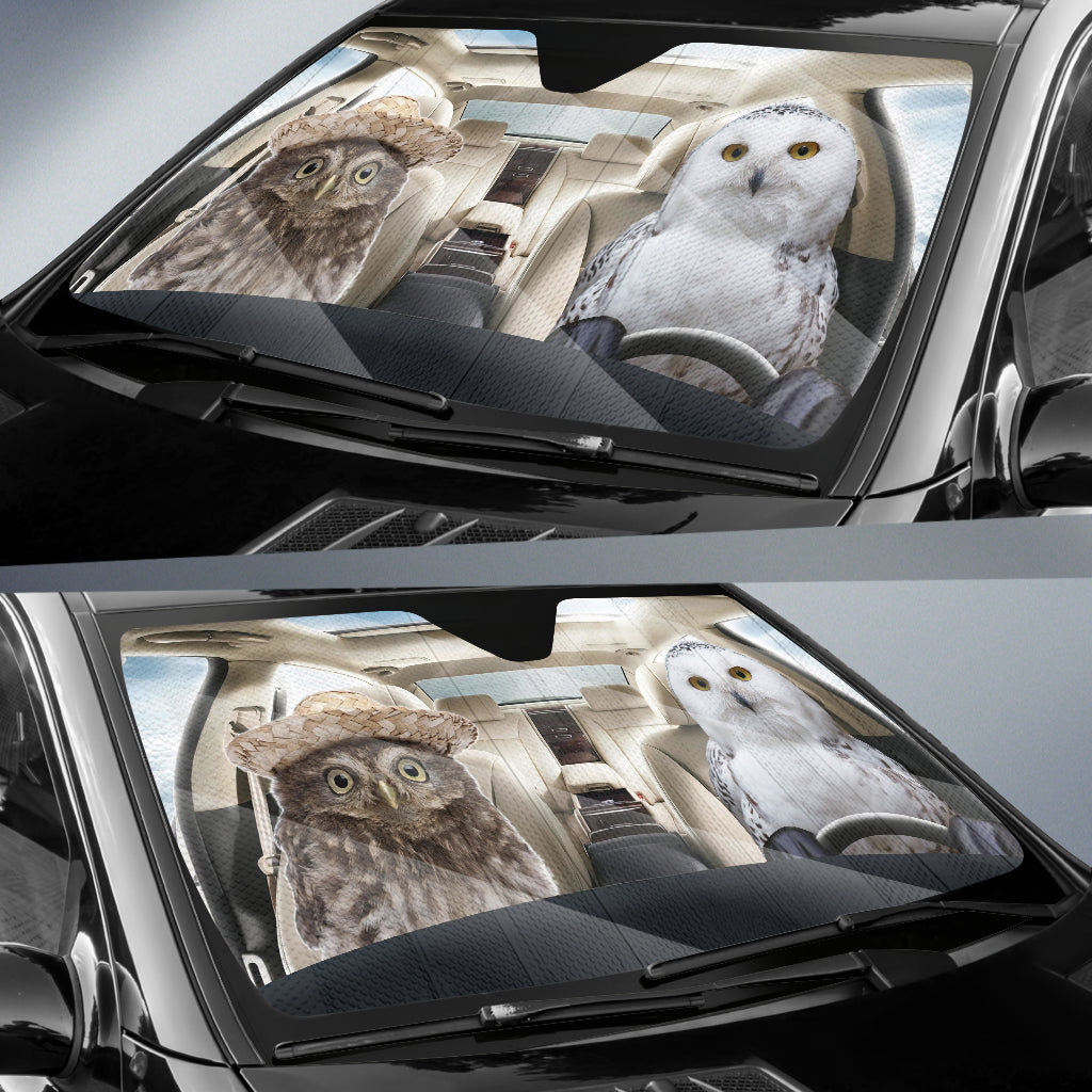 Two Chubby Owl Sunshade