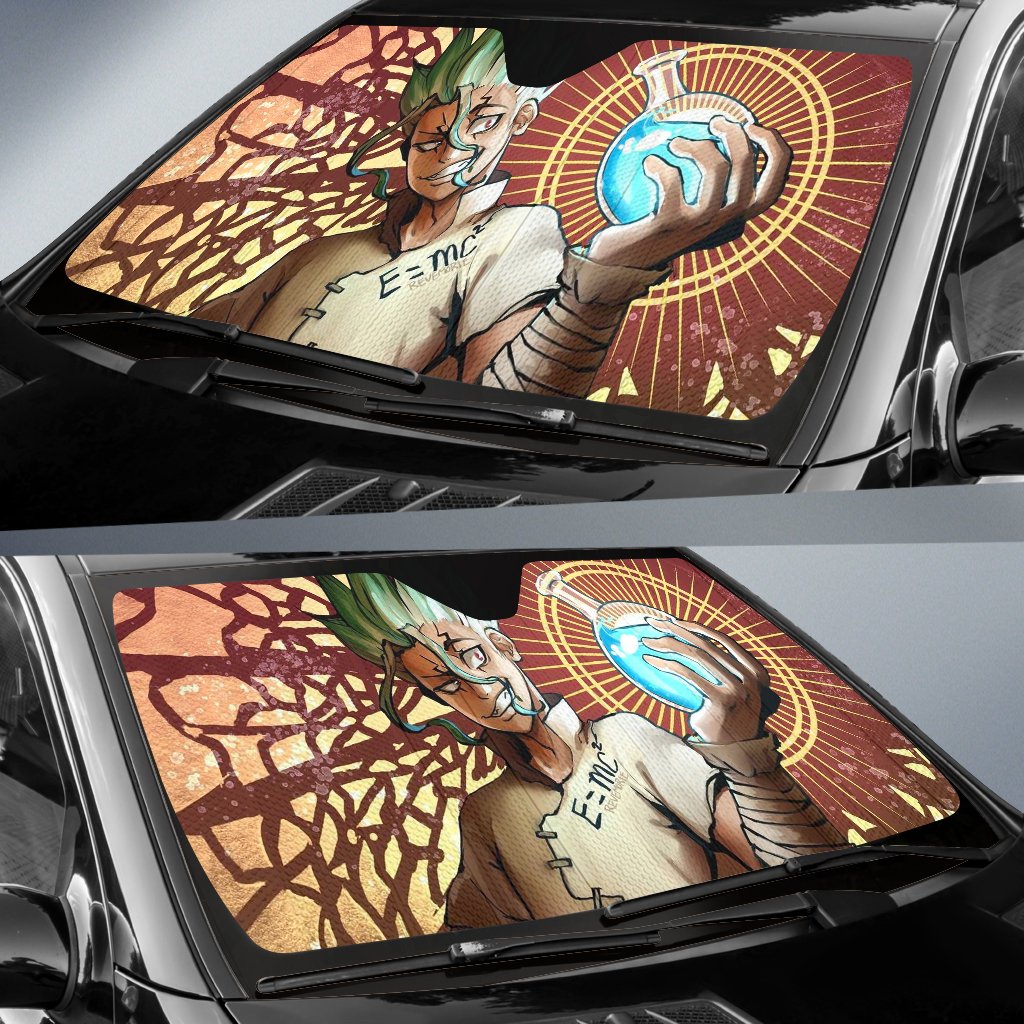 Dr Stone Shining Auto Sunshade Anime 2022 Amazing Best Gift Ideas 2022