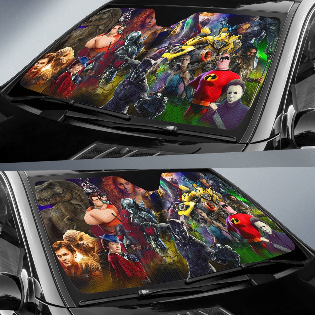 Movie Heroes Legends Car Sun Shade Gift Ideas 2022