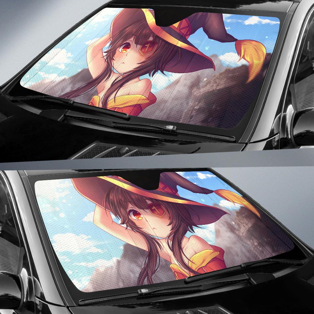 Megumin Konosuba Hd Car Sun Shade Gift Ideas 2022