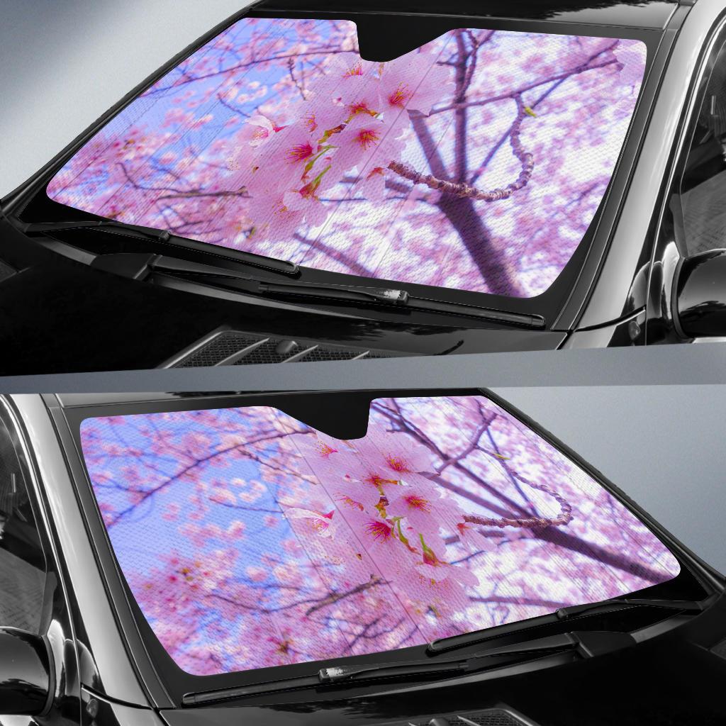 Sakura Flower Japan Car Sun Shade Gift Ideas 2022