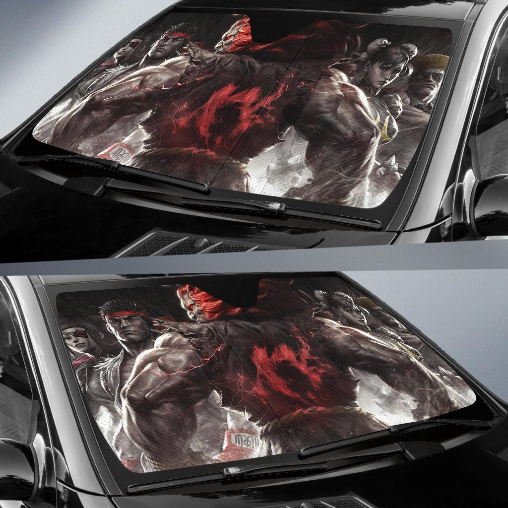 Street Fighter V Car Sun Shades Amazing Best Gift Ideas 2021