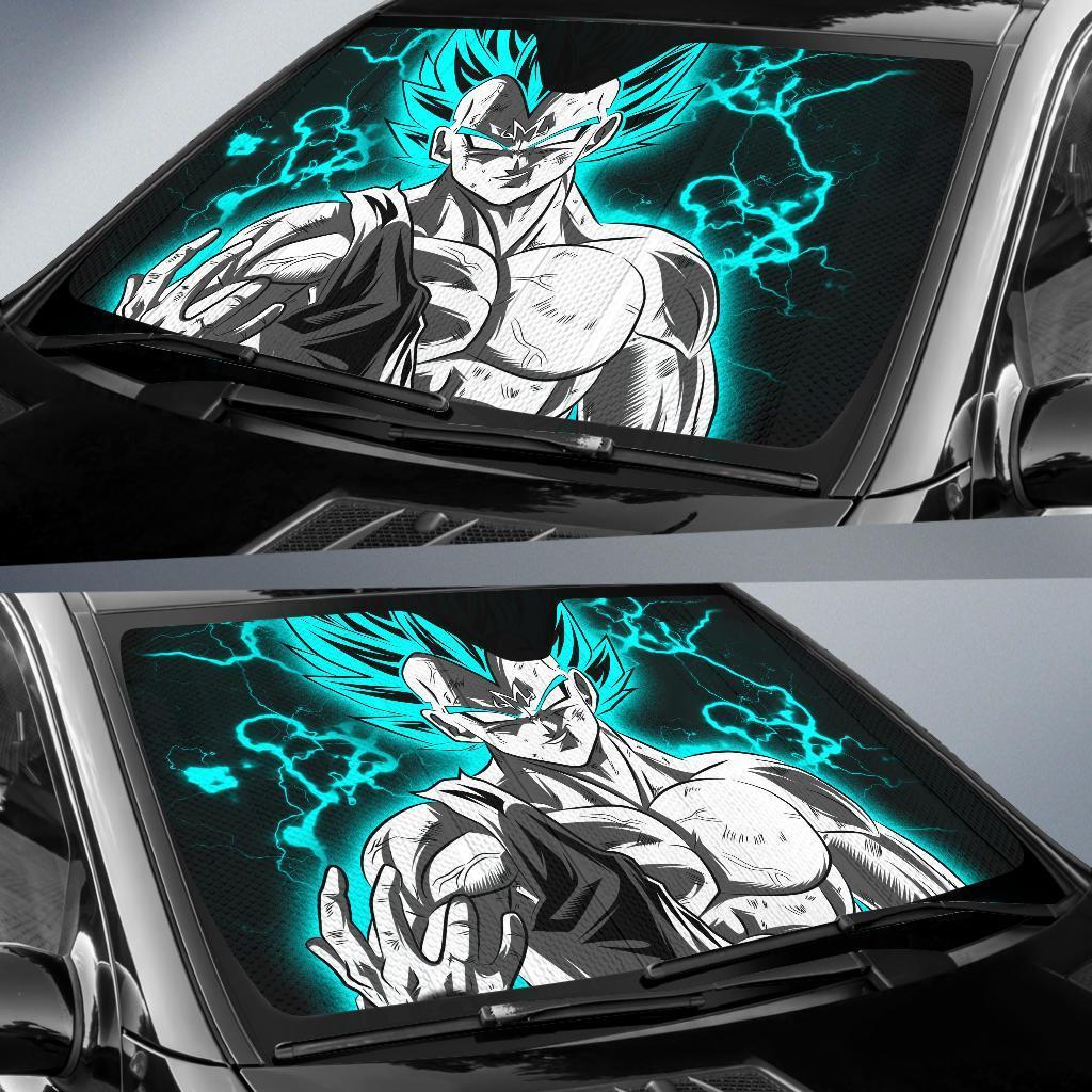 Vegeta Blue Car Sun Shades Amazing Best Gift Ideas 2022