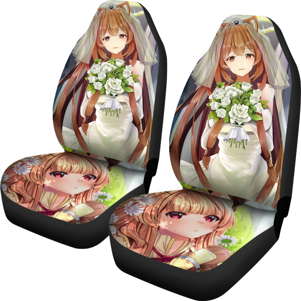 Bride Raphtalia Tate No Yuusha No Nariagari Anime Manga Car Seat Covers