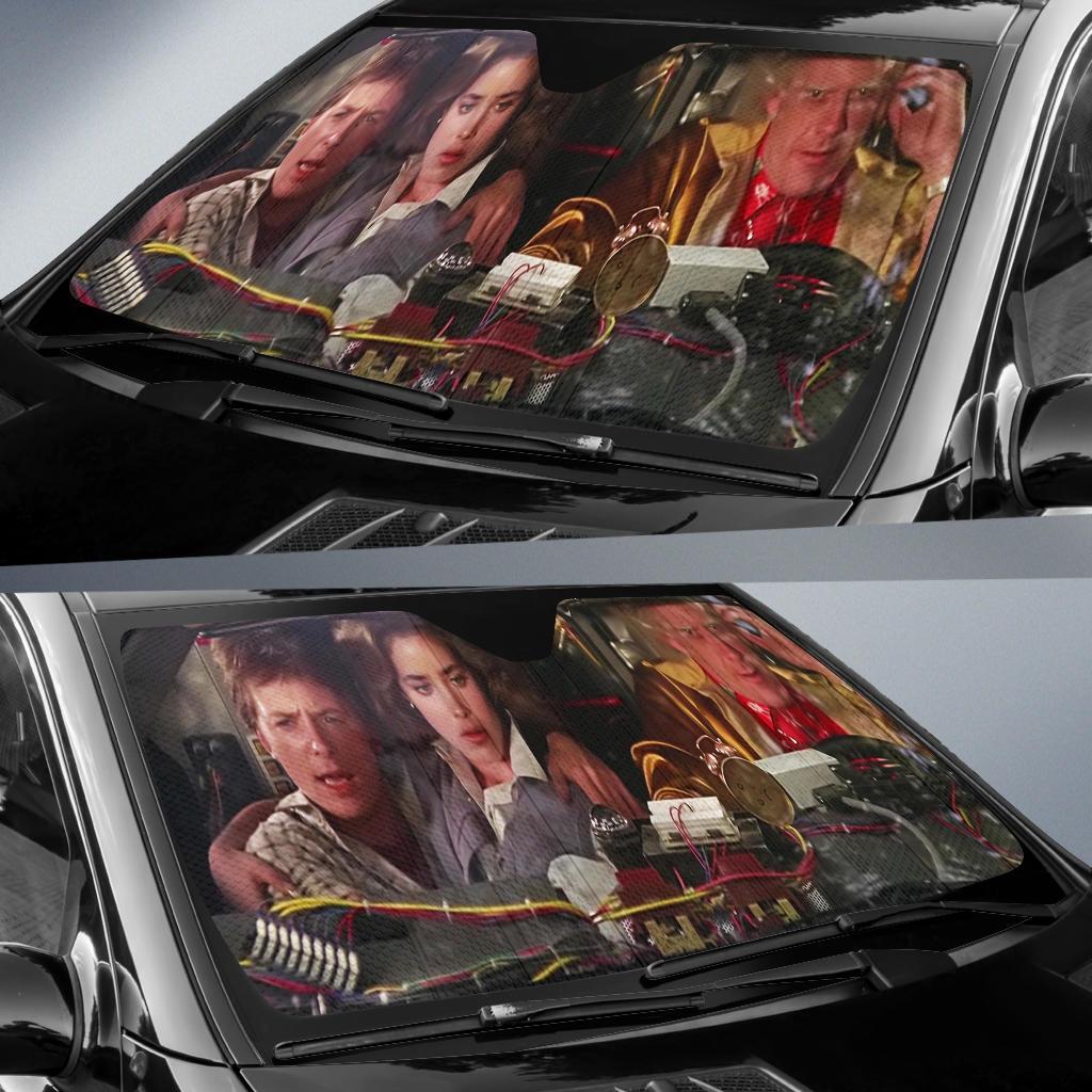 Back To The Future Auto Sun Shade Amazing Best Gift Ideas 2022