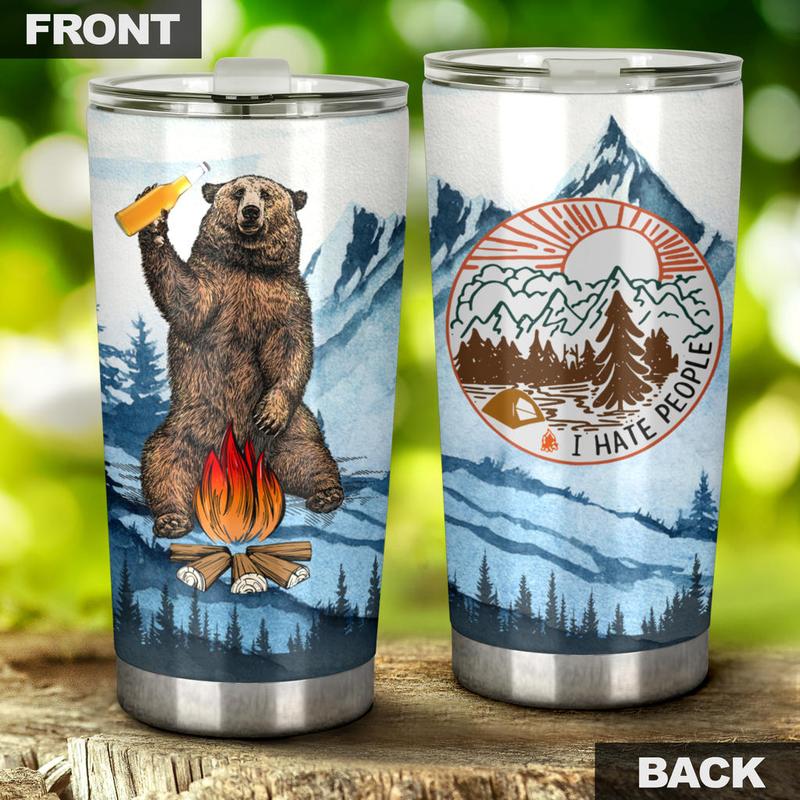 Bear Beer Camping Camfire Tumbler 6 2021