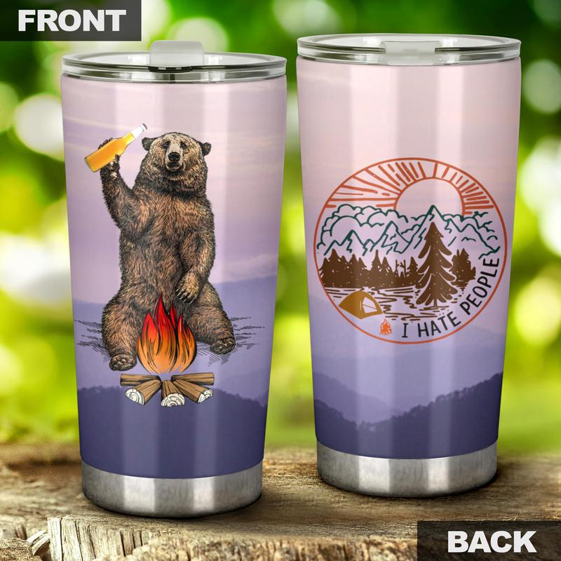 Bear Beer Camping Camfire Tumbler 4 2021