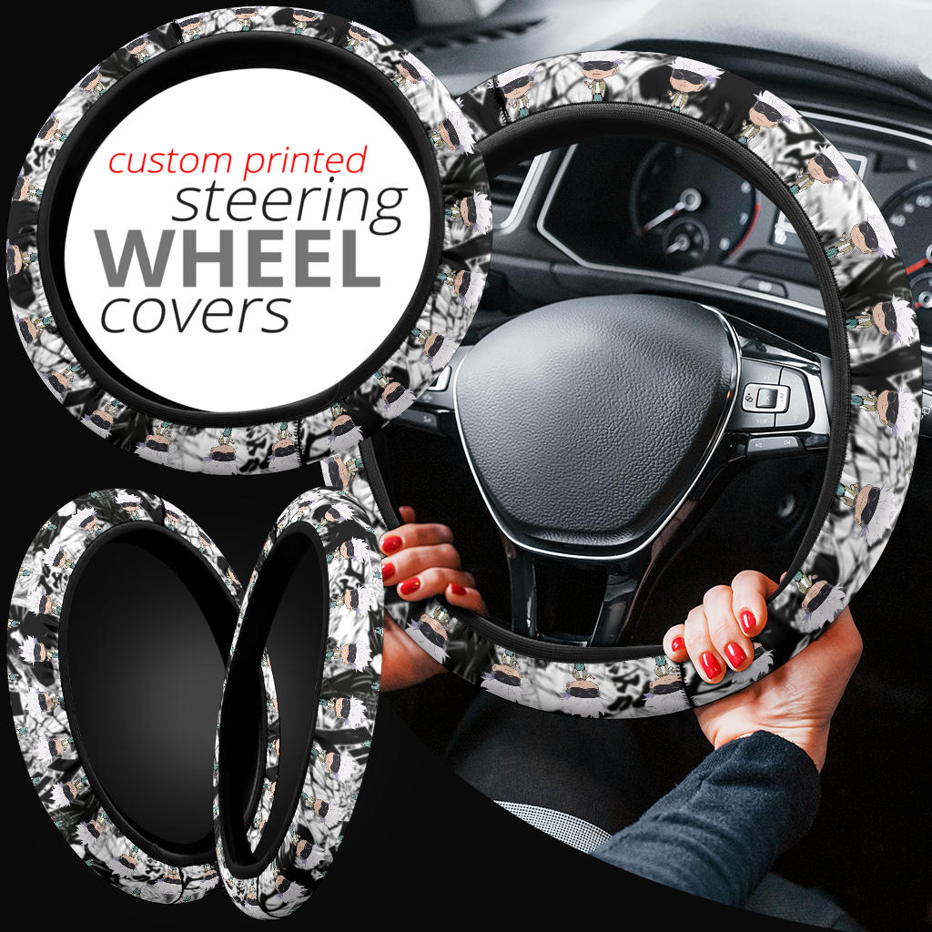 Gojo jujutsu kaisen anime Steering Wheel Cover