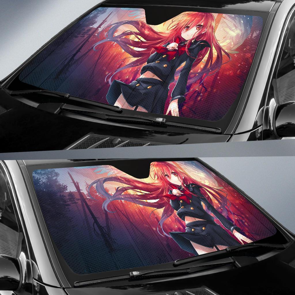 Shakugan No Shana 4K Car Sun Shade Gift Ideas 2022