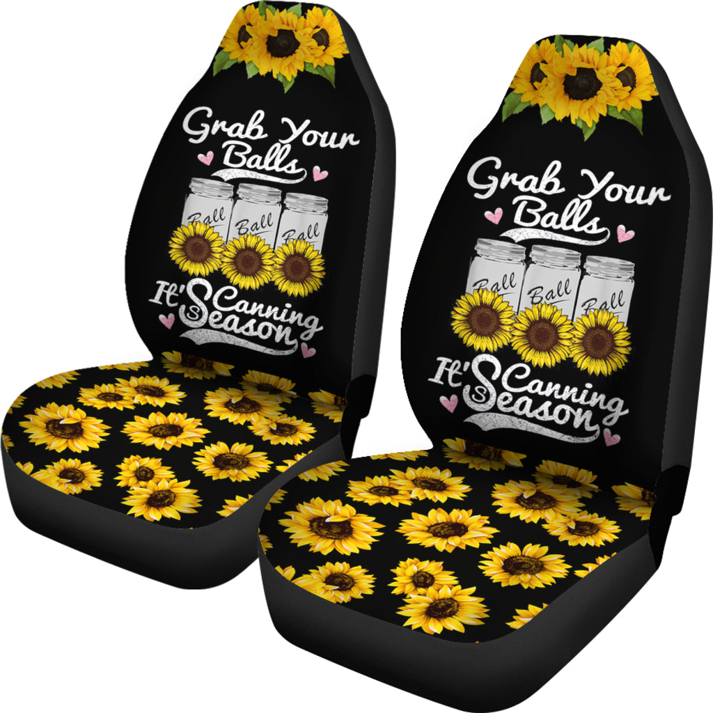 Canning Sunflower Car Seat Covers