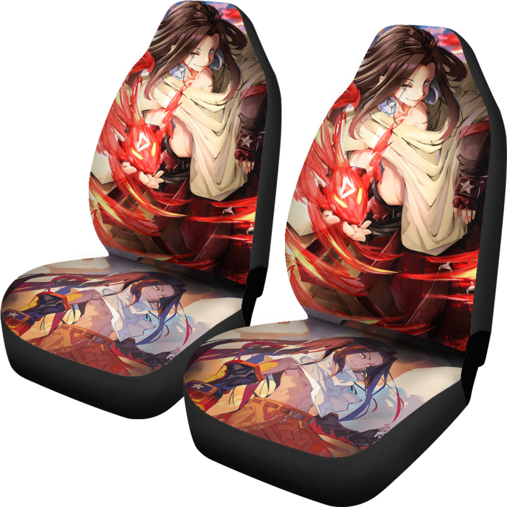 New Asakura Hao Shaman King Car Seat Covers Gift For Fan Anime