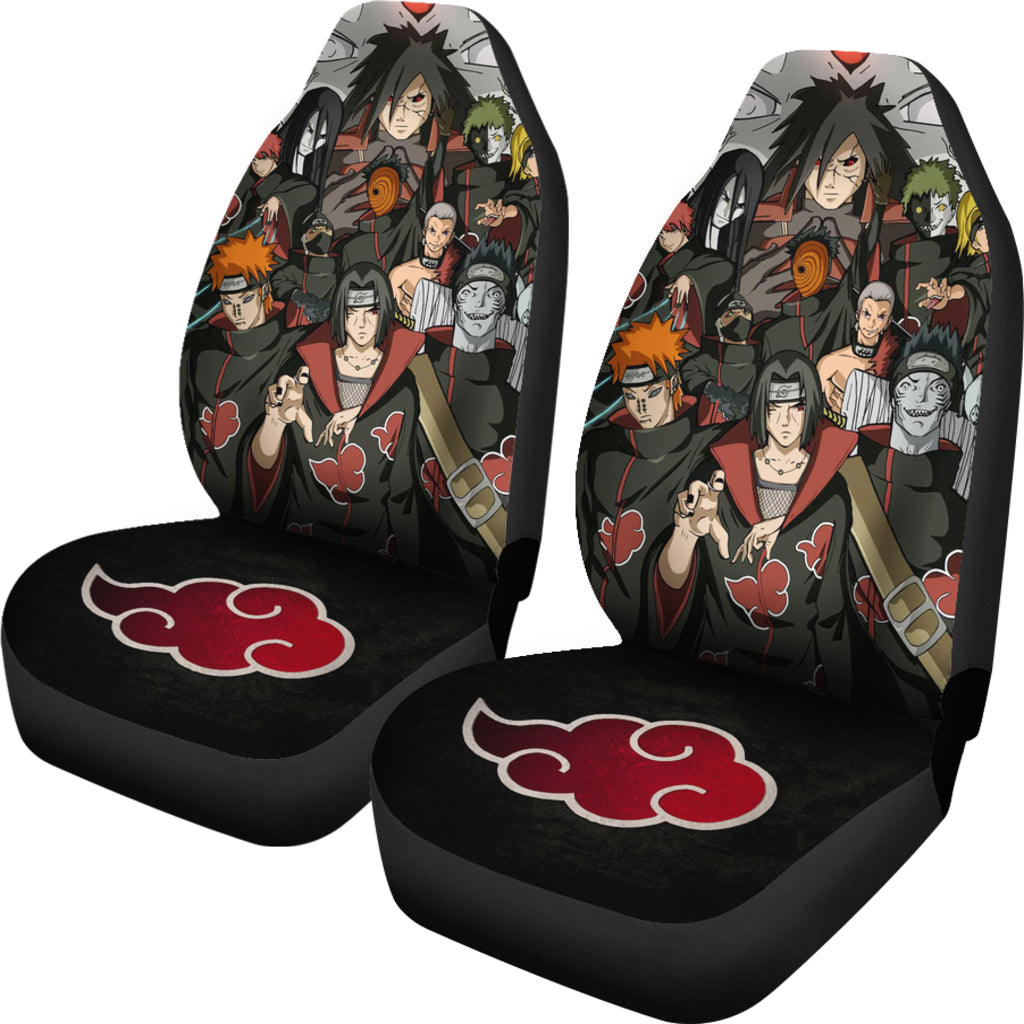 Akatsuki Naruto Team Member Anime Car Seat Covers