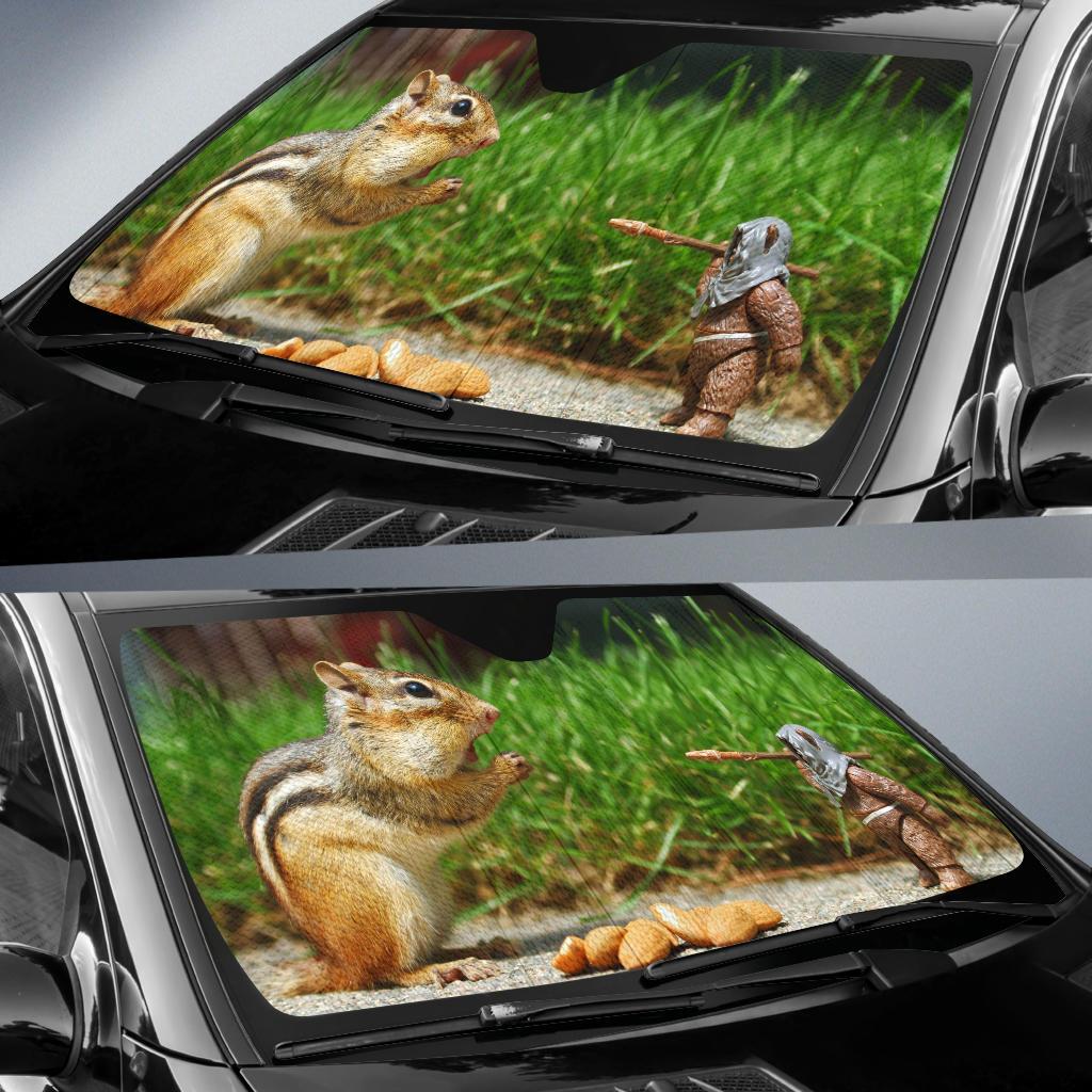 Cute Squirrel Car Sun Shade Gift Ideas 2022