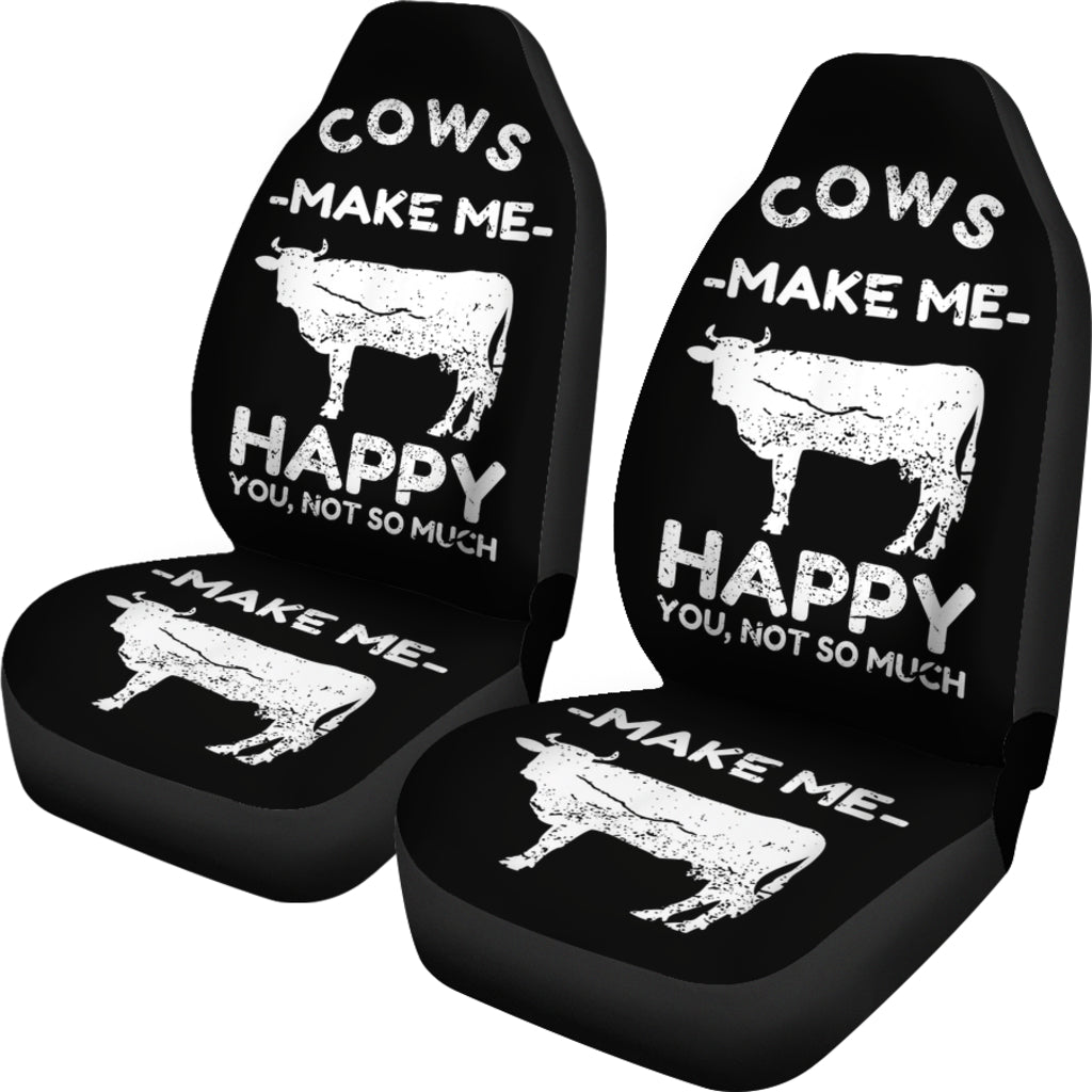 Cow Make Happy Car Seat Covers