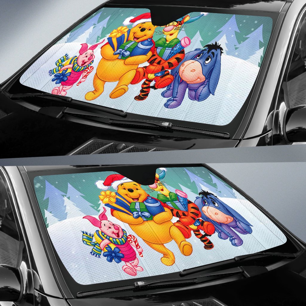 Pooh Smile Christmas Sun Shade Gift Ideas 2022