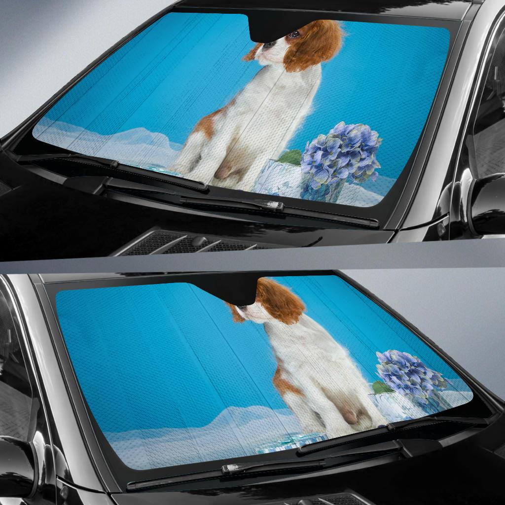 Spaniel Dog Puppy Hd Car Sun Shade Gift Ideas 2022