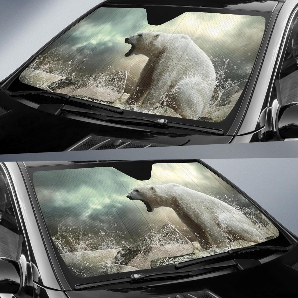 Polar Bear Roar Auto Sun Shades Amazing Best Gift Ideas 2022